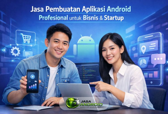Jasa Pembuatan Aplikasi Android Profesional untuk Bisnis & Startup